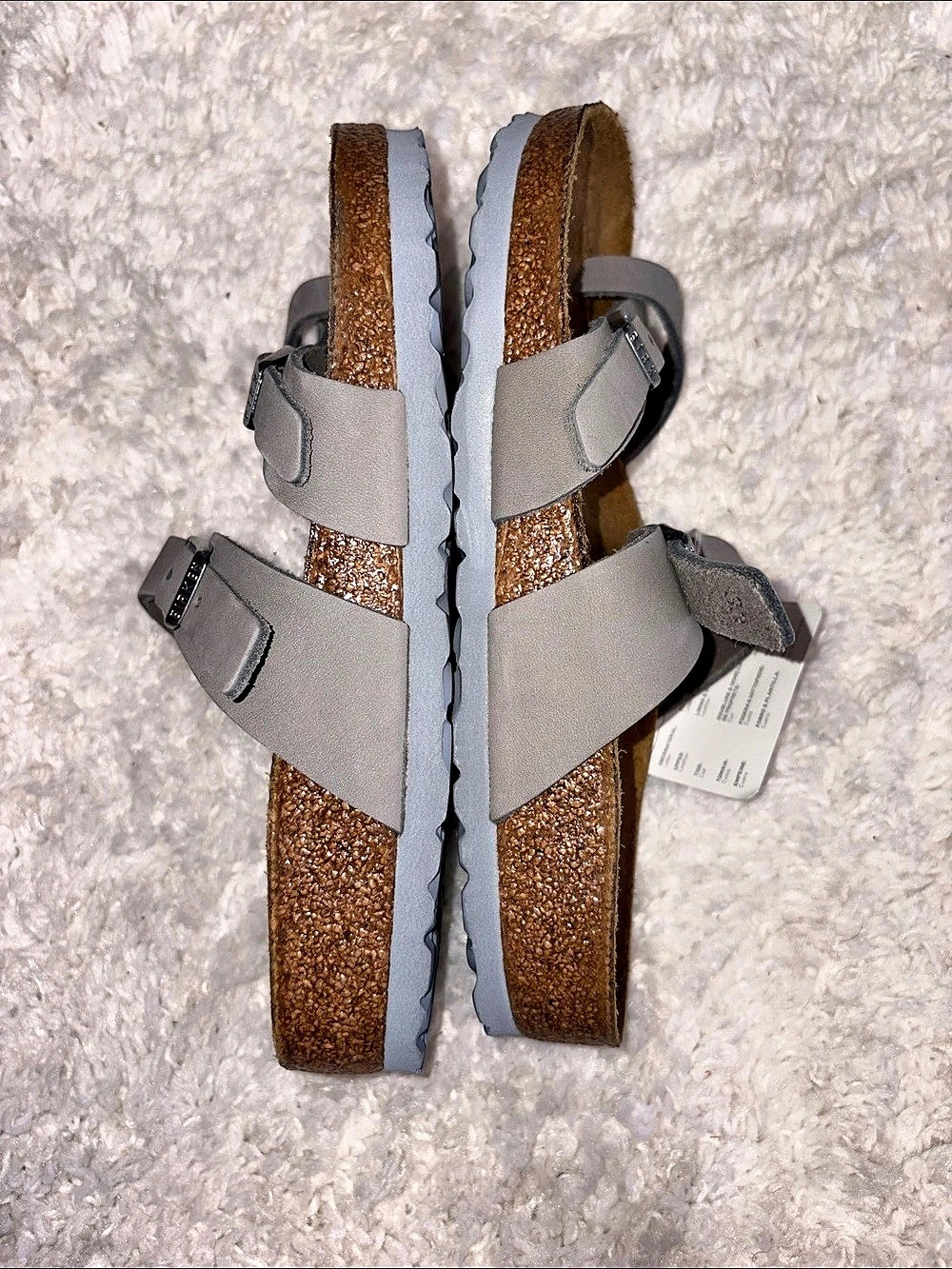 Birkenstock Mayari Dove Taupe Sandals Gray EU 37 NIB/NWT - Picture 5 of 11